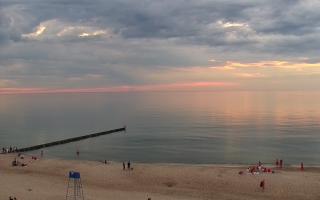 Mielno - widok na plażę zachód - 19-06-2026 19:55