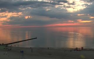 Mielno - widok na plażę zachód - 19-06-2026 20:18