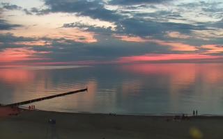 Mielno - widok na plażę zachód - 19-06-2026 20:34