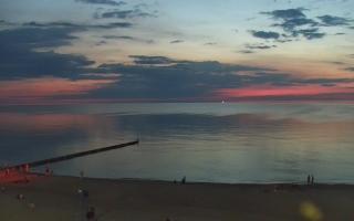 Mielno - widok na plażę zachód - 19-06-2026 20:49