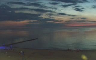 Mielno - widok na plażę zachód - 19-06-2026 21:04