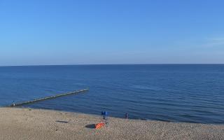 Mielno - widok na plażę zachód - 16-07-2026 04:36