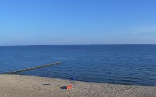 Mielno - widok na plażę zachód - 16-07-2026 04:44