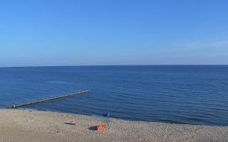 Mielno - widok na plażę zachód - 16-07-2026 04:52