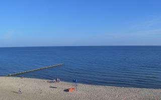 Mielno - widok na plażę zachód - 16-07-2026 05:07