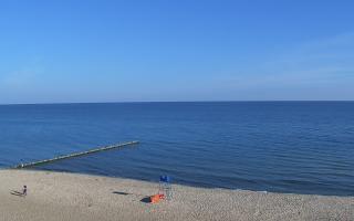 Mielno - widok na plażę zachód - 16-07-2026 05:15