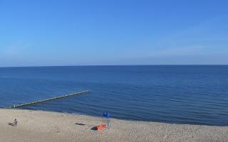 Mielno - widok na plażę zachód - 16-07-2026 05:22
