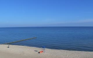 Mielno - widok na plażę zachód - 16-07-2026 06:01
