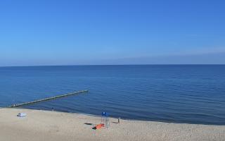 Mielno - widok na plażę zachód - 16-07-2026 06:09