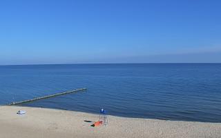 Mielno - widok na plażę zachód - 16-07-2026 06:16