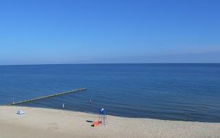 Mielno - widok na plażę zachód - 16-07-2026 06:32