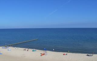 Mielno - widok na plażę zachód - 16-07-2026 07:18
