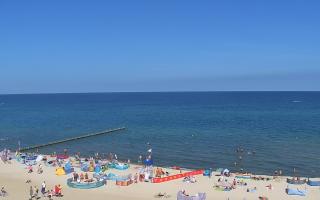 Mielno - widok na plażę zachód - 16-07-2026 08:59