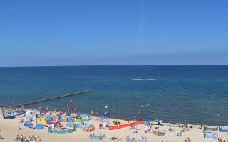 Mielno - widok na plażę zachód - 16-07-2026 09:14