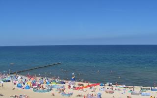 Mielno - widok na plażę zachód - 16-07-2026 09:29