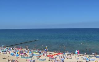 Mielno - widok na plażę zachód - 16-07-2026 10:00