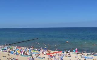 Mielno - widok na plażę zachód - 16-07-2026 10:16