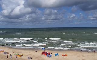 Mielno - widok na plażę zachód - 28-07-2026 09:18