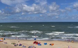 Mielno - widok na plażę zachód - 28-07-2026 10:35