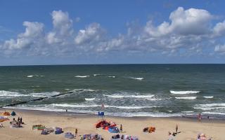 Mielno - widok na plażę zachód - 28-07-2026 11:45