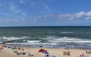 Mielno - widok na plażę zachód - 28-07-2026 12:31