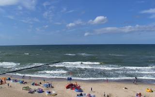 Mielno - widok na plażę zachód - 28-07-2026 12:54
