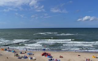 Mielno - widok na plażę zachód - 28-07-2026 13:02