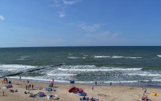 Mielno - widok na plażę zachód - 28-07-2026 13:48