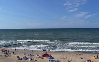 Mielno - widok na plażę zachód - 28-07-2026 14:12