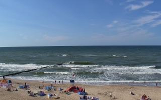 Mielno - widok na plażę zachód - 28-07-2026 14:19