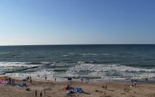 Mielno - widok na plażę zachód - 28-07-2026 16:00