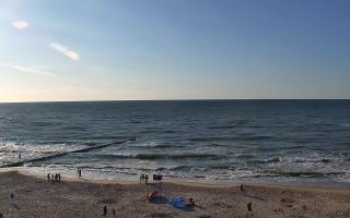Mielno - widok na plażę zachód - 28-07-2026 16:54
