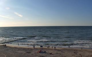 Mielno - widok na plażę zachód - 28-07-2026 17:01