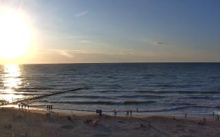 Mielno - widok na plażę zachód - 28-07-2026 18:03