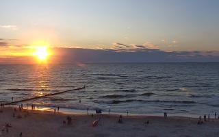 Mielno - widok na plażę zachód - 28-07-2026 18:42
