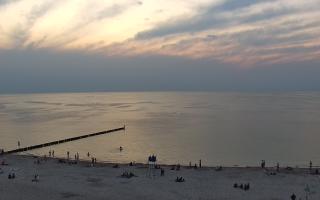 Mielno - widok na plażę zachód - 30-07-2026 19:12