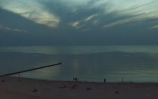 Mielno - widok na plażę zachód - 30-07-2026 19:59