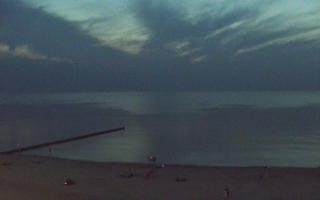 Mielno - widok na plażę zachód - 30-07-2026 20:06
