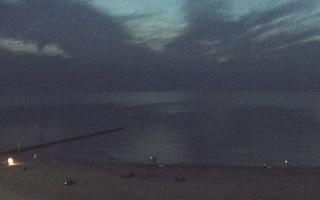 Mielno - widok na plażę zachód - 30-07-2026 20:14