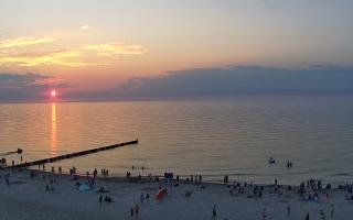 Mielno - widok na plażę zachód - 05-08-2026 18:34