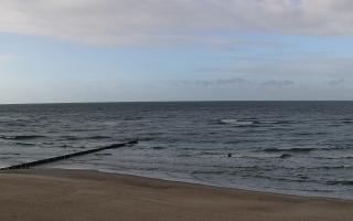 Mielno - widok na plażę zachód - 26-10-2026 12:49