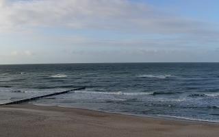 Mielno - widok na plażę zachód - 26-10-2026 13:04