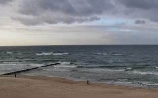 Mielno - widok na plażę zachód - 26-10-2026 14:21