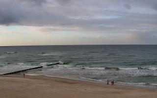 Mielno - widok na plażę zachód - 26-10-2026 14:29