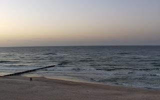 Mielno - widok na plażę zachód - 26-10-2026 15:38
