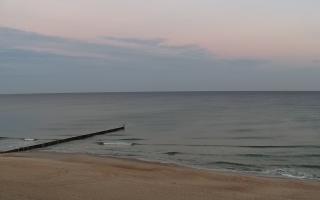 Mielno - widok na plażę zachód - 27-10-2026 05:32
