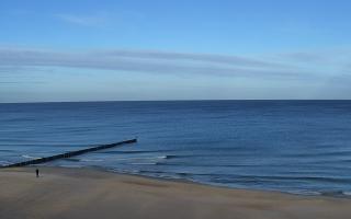 Mielno - widok na plażę zachód - 27-10-2026 07:59