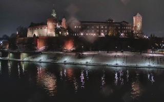 Kraków - Wawel panorama zamku - 24-11-2025 19:50