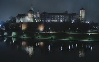 Kraków - Wawel panorama zamku - 16-12-2025 20:15