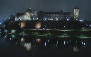 Kraków - Wawel panorama zamku - 16-12-2025 20:45